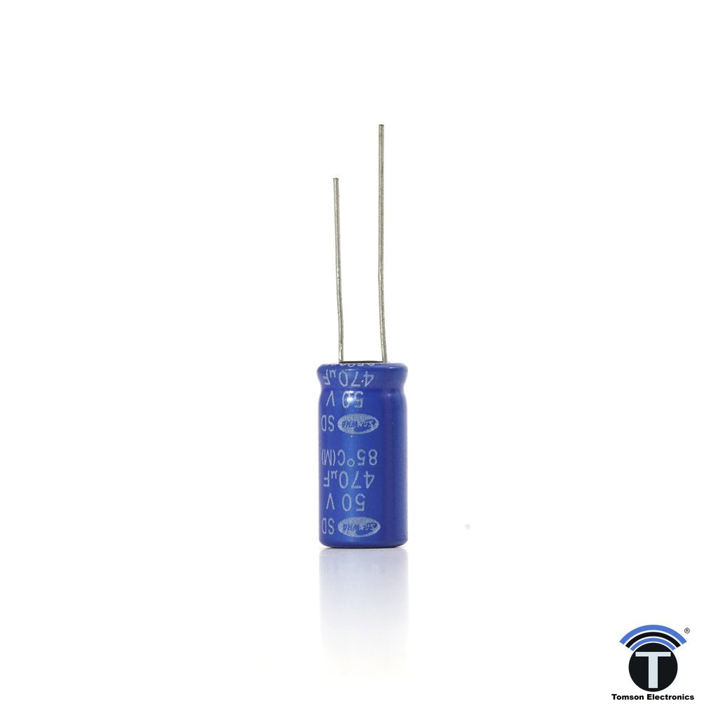 SAMWAH 470 uF/50 V Radial Electrolytic Capacitor SAMWAH 470 uF/50 V Radial Electrolytic Capacitor